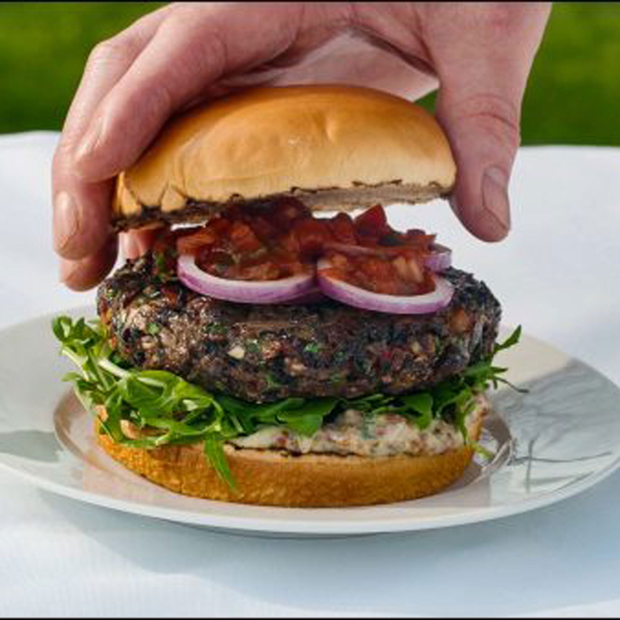 Black Bean Smash Burger