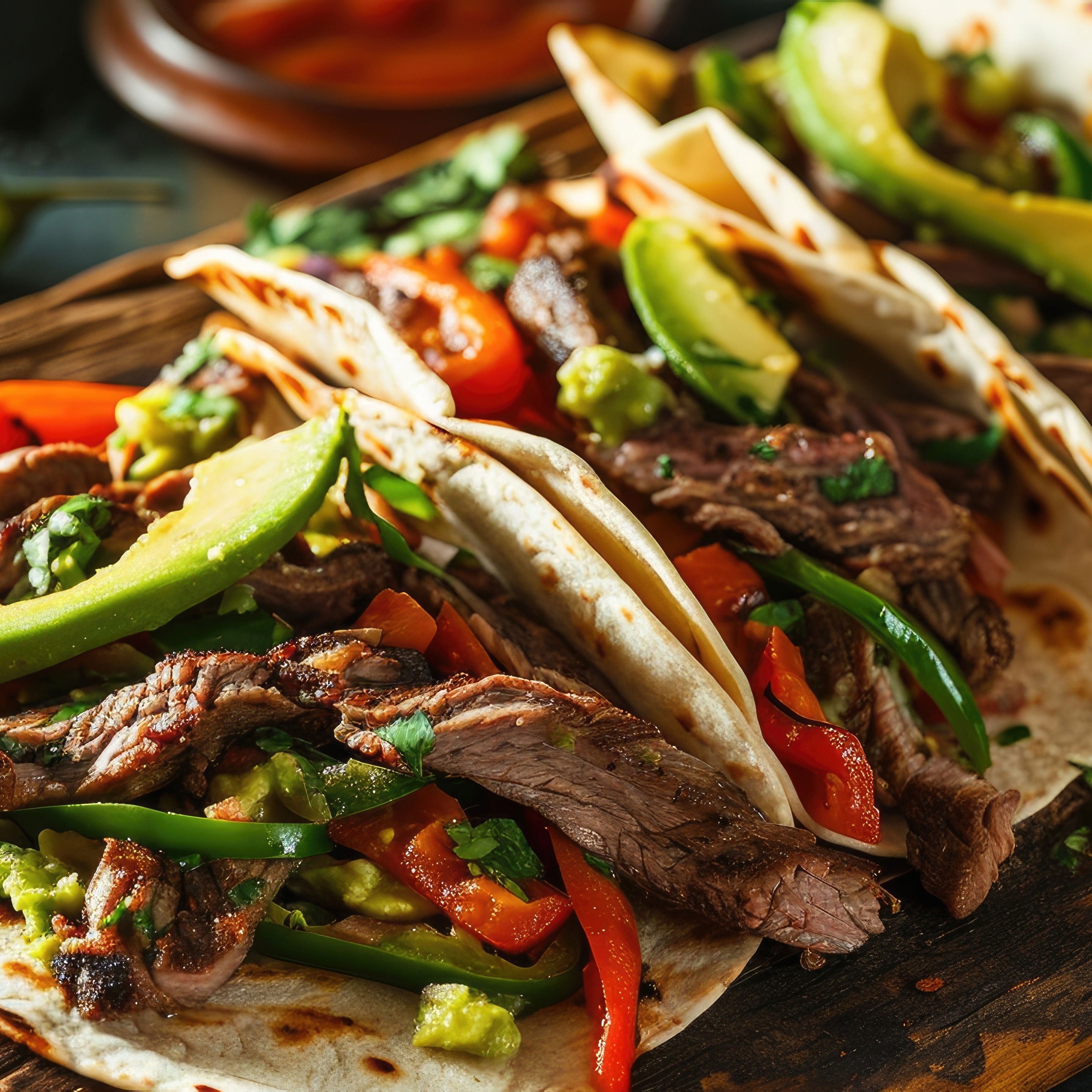 Barbecued Steak Fajitas Recipe