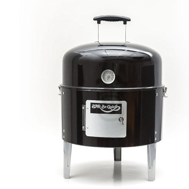 Dual‑Level Charcoal Smoker & Grill BBQ – Smoke, Grill, Steam & Roast