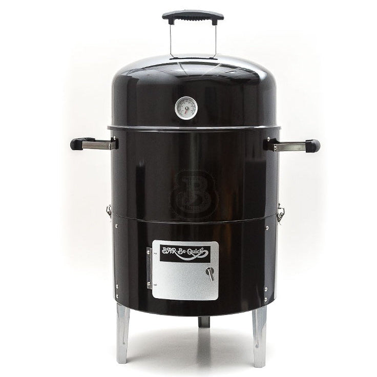 Dual‑Level Charcoal Smoker & Grill BBQ – Smoke, Grill, Steam & Roast