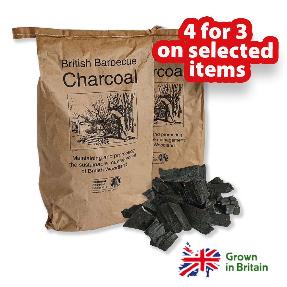 Easy Lighting UK Lumpwood Charcoal 2.5kg - Sustainable British Hardwood
