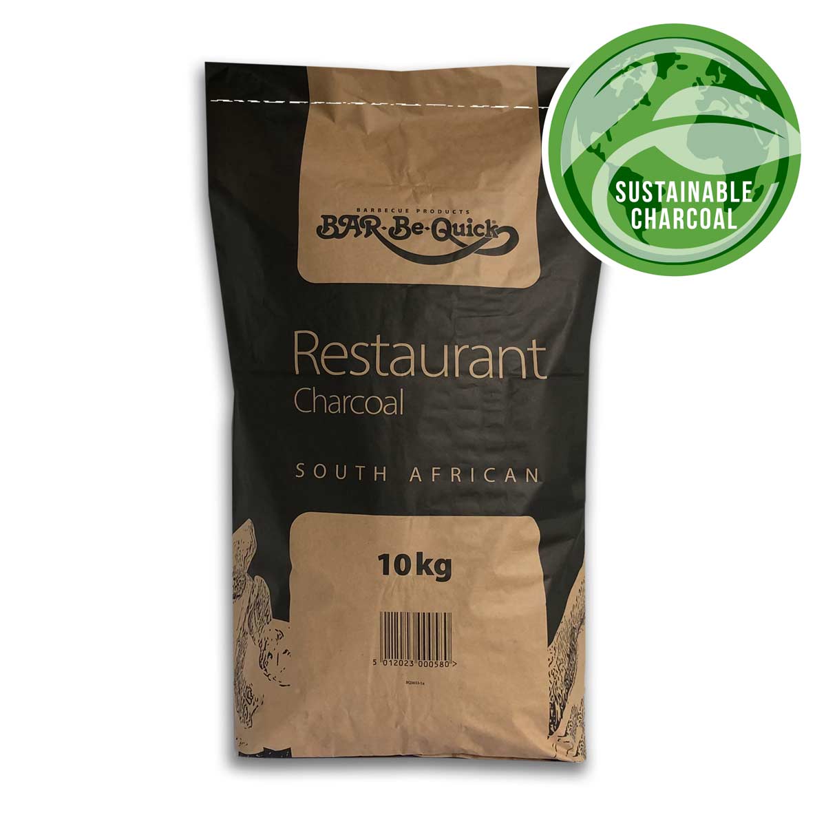 Barbequick 10kg Restaurant Lumpwood Charcoal.
