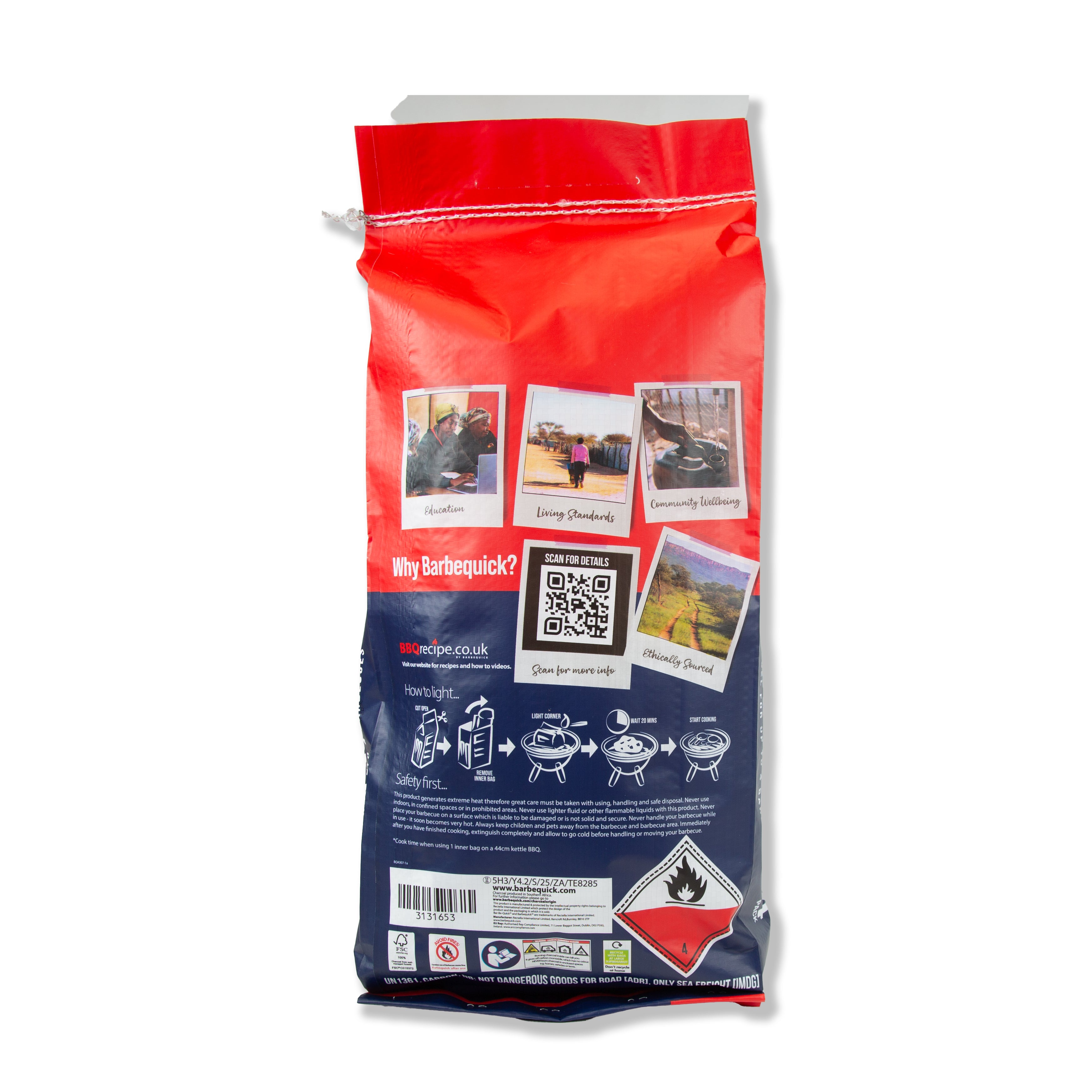 Instant Lighting FSC® Charcoal – 4 Bag Pack - Quick & Easy Light Charcoal