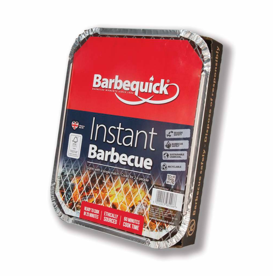 Barbequick Single Instant BBQ | Serves 2 to 4 People