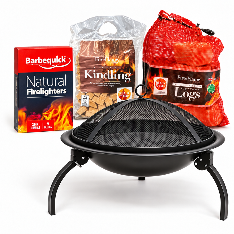 Barbequick Complete Fire Pit Starter Bundle