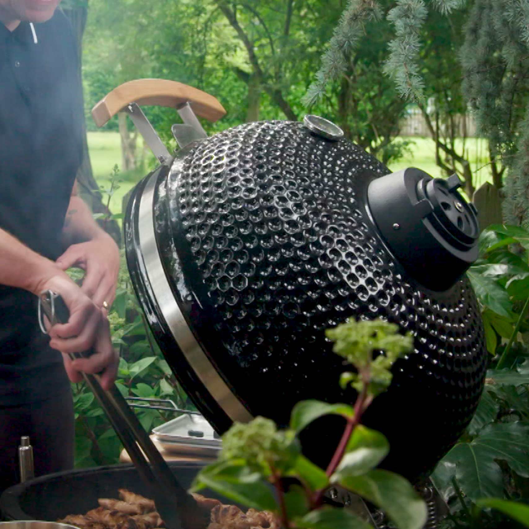 kamado egg bbq grill 21" ceramic