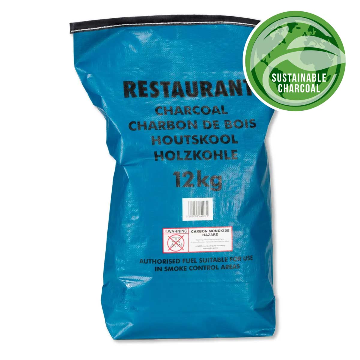 Barbequick Restaurant Grade Lumpwood Charcoal 12kg