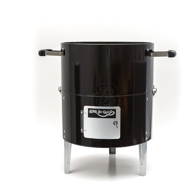 Dual‑Level Charcoal Smoker & Grill BBQ – Smoke, Grill, Steam & Roast