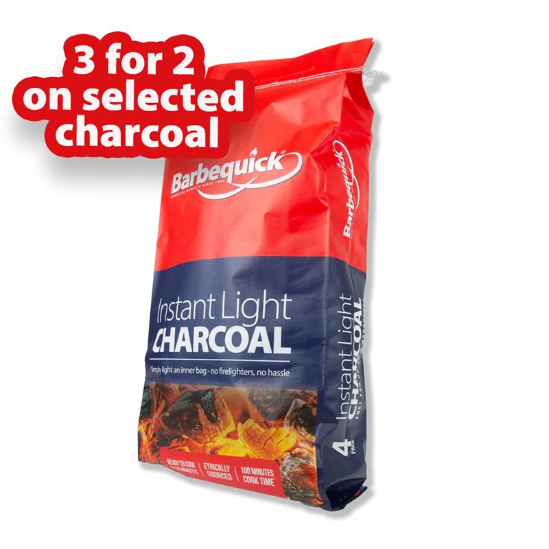 Instant Lighting FSC® Charcoal – 4 Bag Pack - Quick & Easy Light Charcoal
