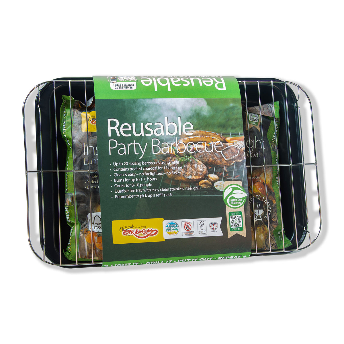 Barbequick Reusable Party Barbecue | Serves 8 to 10 People