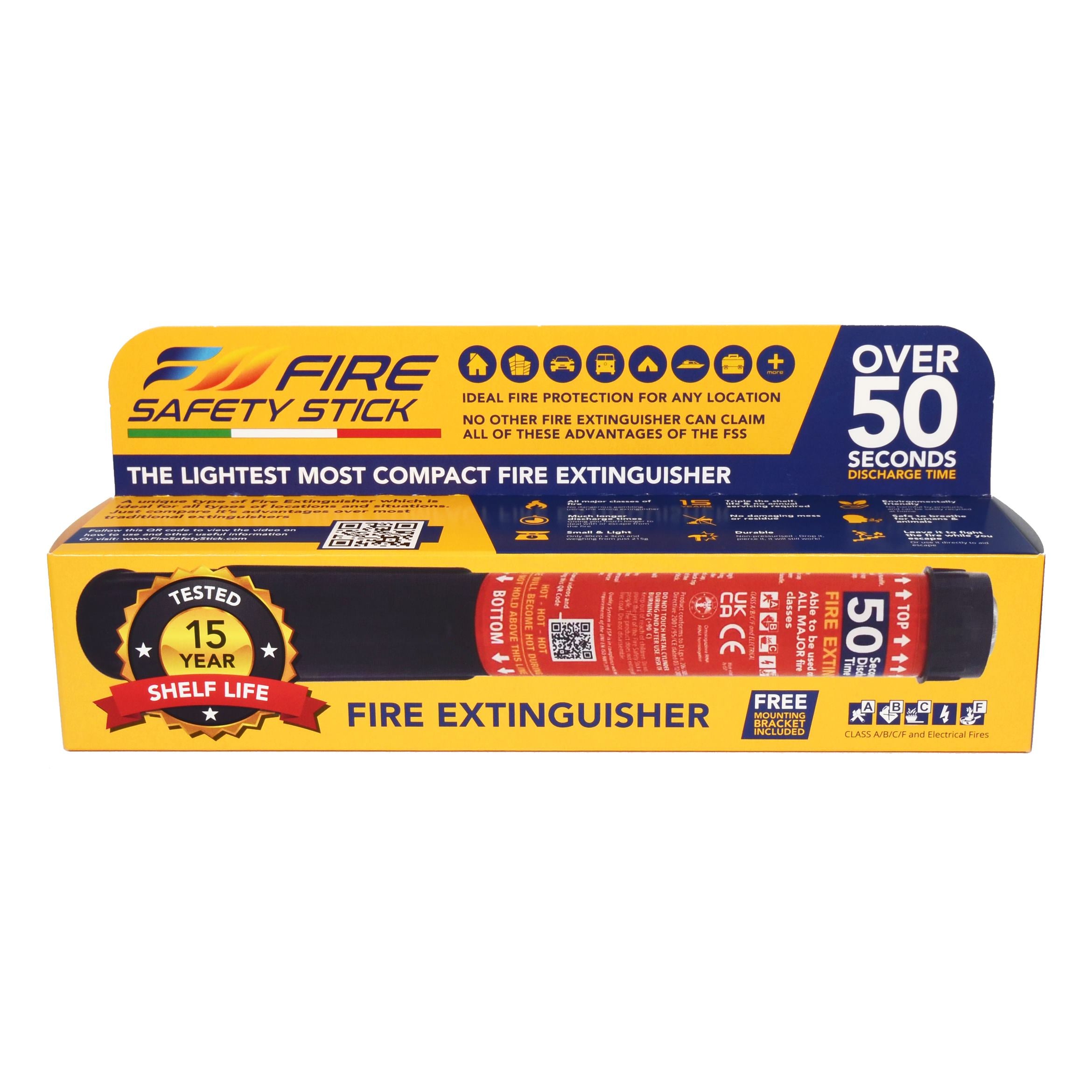 Fire Safety Stick – Lightweight, Mess‑Free, Maintenance‑Free Fire Extinguisher for Homes, Vehicles & Emergencies