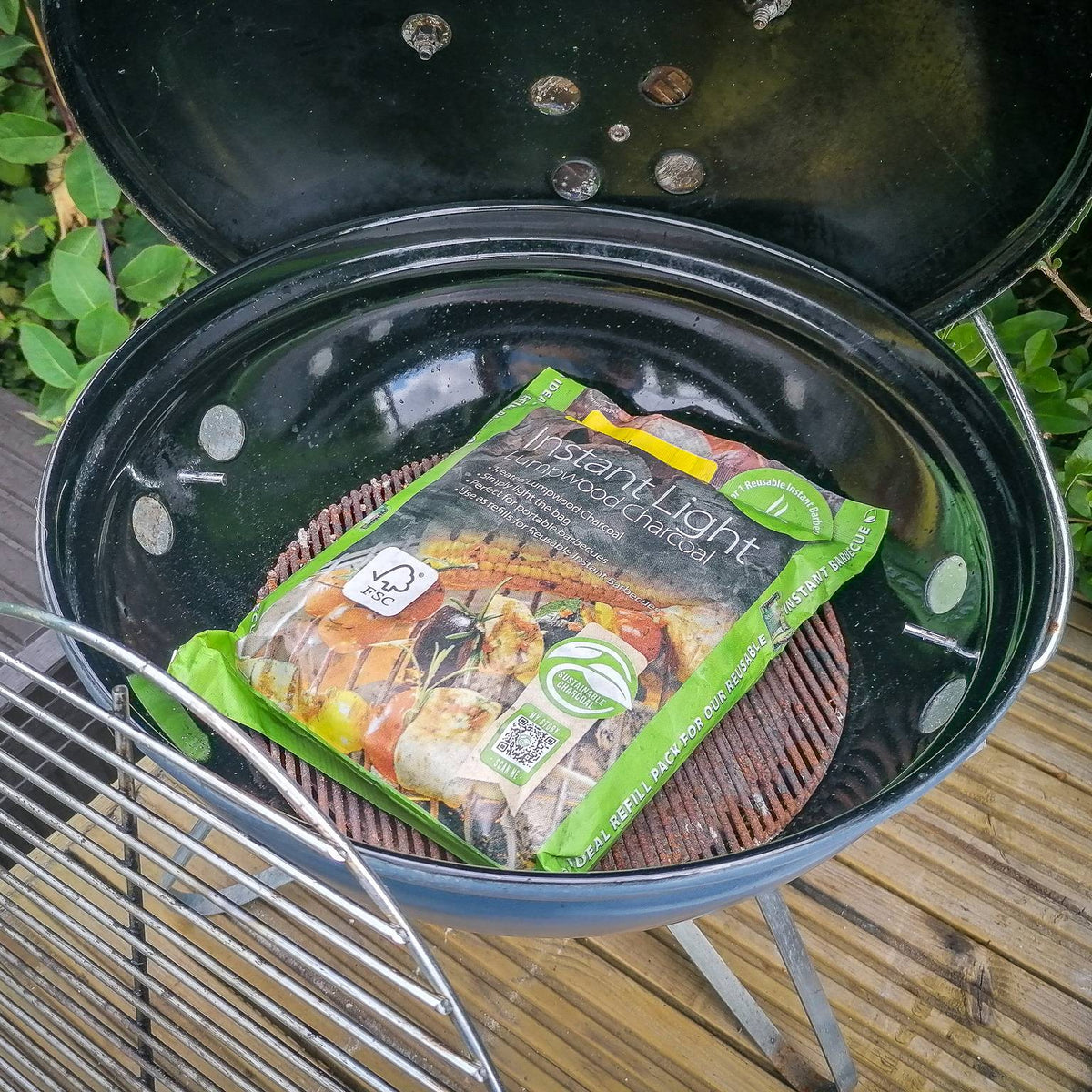 Barbequick FSC® Instant Light Charcoal Refill Bag for Reusable BBQ