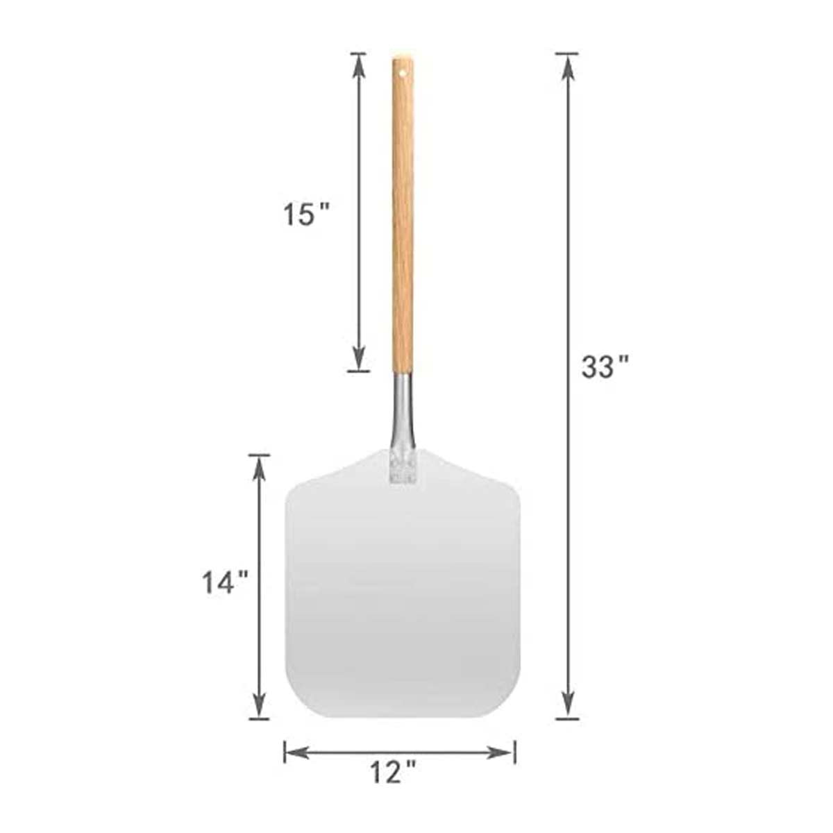 Aluminium Pizza Peel with Removable Handle