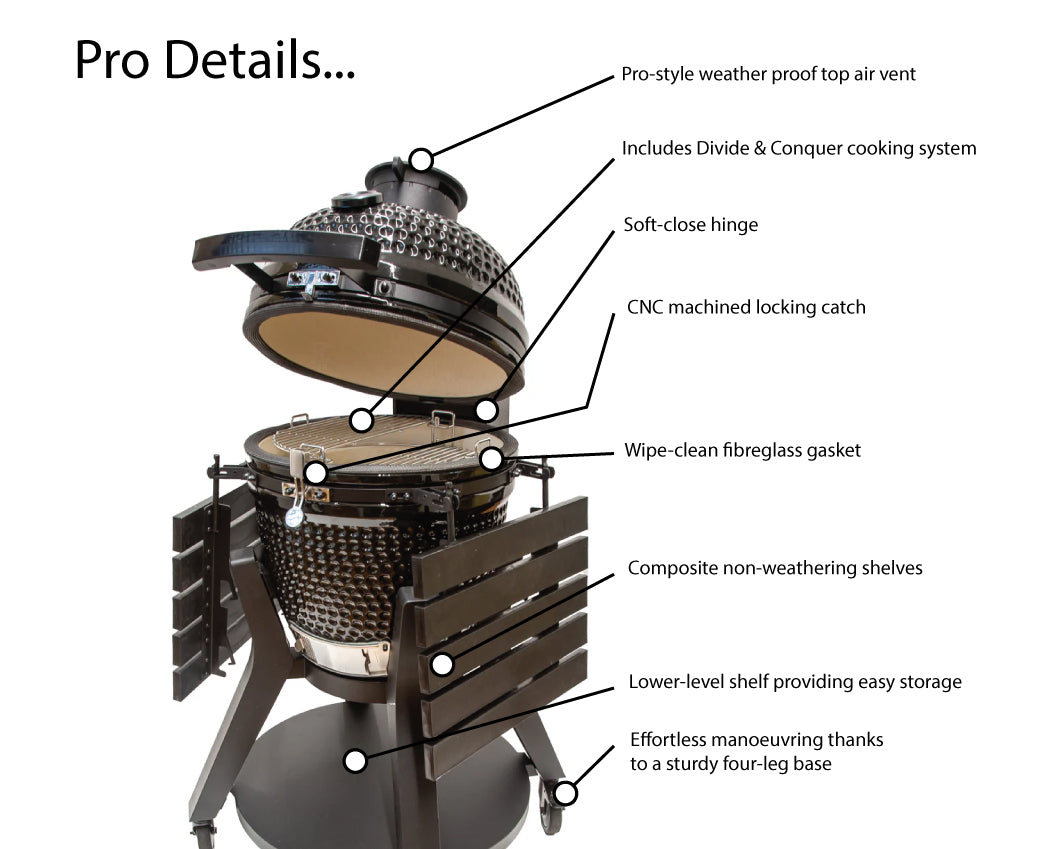 18" Pro Midi Kamado Grill