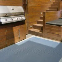 Outdoor Woven Vinyl Rug – Weatherproof, Hard‑Wearing Garden & Patio Floor Protector (120cm x 170cm)